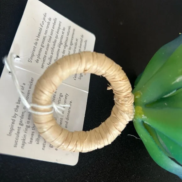 Williams Sonoma Faux Florals Green and Blue Accents SET (5) NWT - Picture 8 of 9